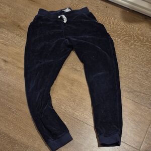 H&M Kids Navy Velour Joggers